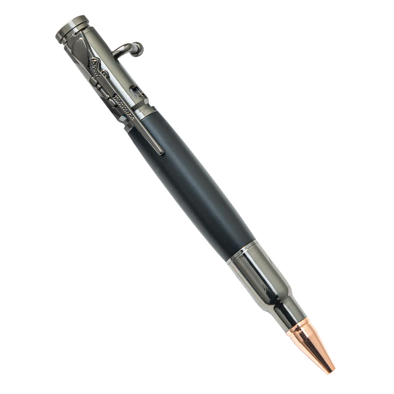 2 ADET cıvata kalem nokta toptan yaratıcı metal taklit tabancası kalem basın makineli tüfek kalem yazdırılabilir logo çok fonksiyonlu tükenmez Görüntü 5
