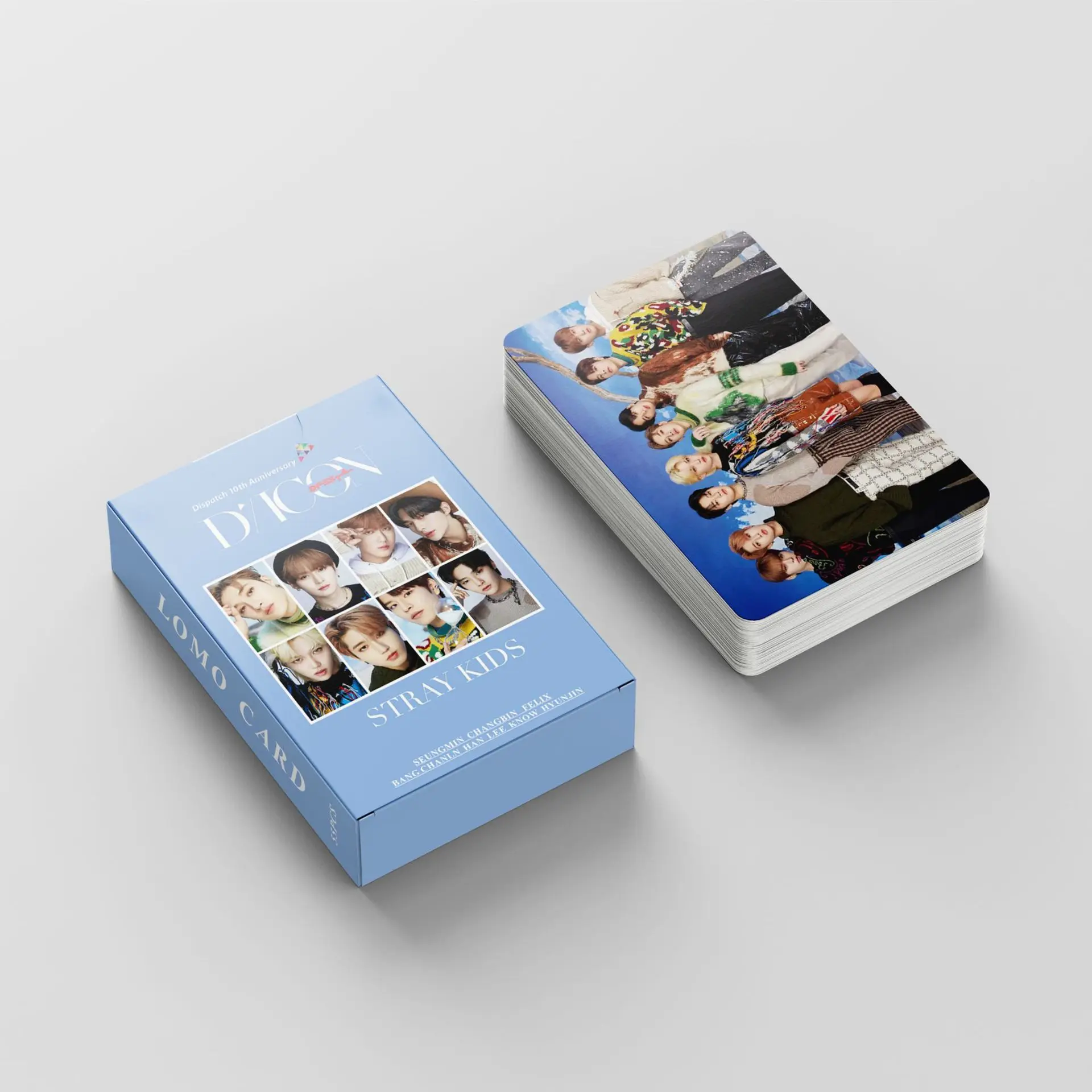 55 Adet/takım Kpop Ateez HAREKETİ Fotoğraf Kartları Kaçak Çocuklar D'festa lomo Kartları Koreli Erkek Idol Fotoğraf Kartları Görüntü 2