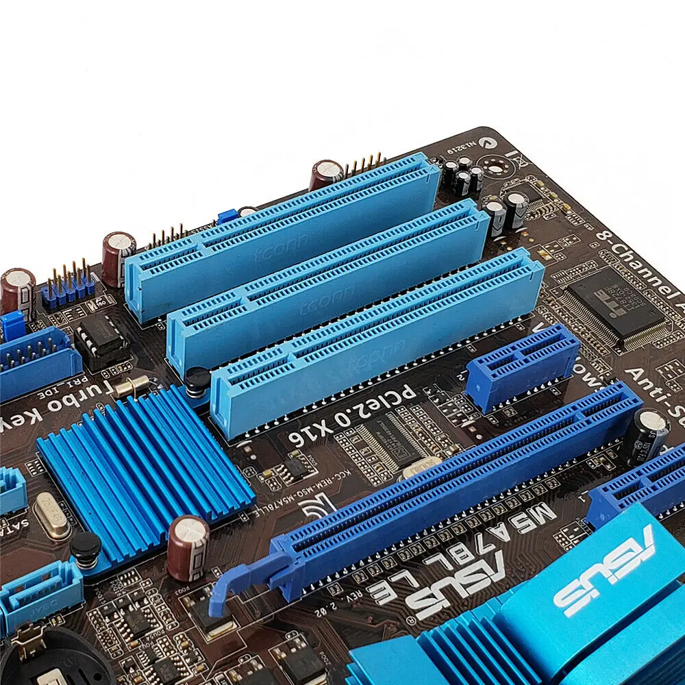 Asus M5A78L LE Orijinal Masaüstü Anakart AMD 760G Soket AM3 + DDR3 32G SATA2 USB2. 0 ATX Görüntü 3