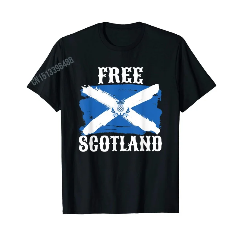 Erkek Kadın T Shirt Daha Fazla Tasarım İskoçya Aslan Yaygın İskoç T-Shirt %100 % Pamuk Tees Görüntü 5