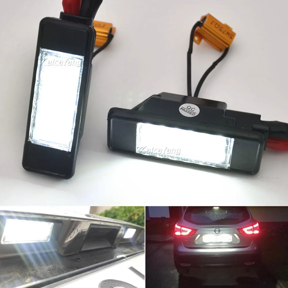 Hata Ücretsiz Beyaz LED plaka aydınlatma ışığı Ampul Plaka Lambası Mercedes Benz Sprinter 906 / Viano W639 / Vito W639 Görüntü 1