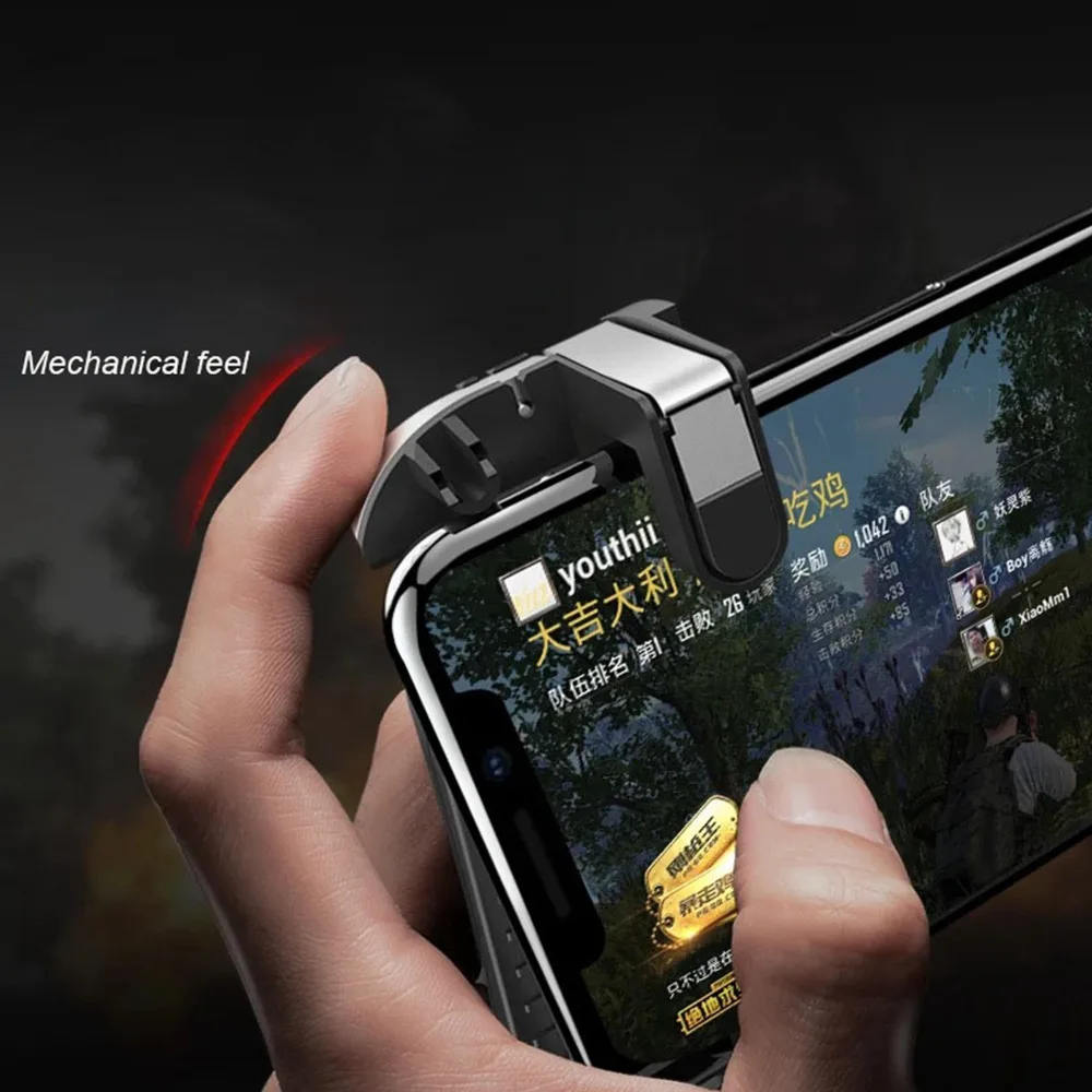 pubg cep gamepad oyun denetleyicisi için fan ile cep telefonu android cep telefonu oyun joystick shooter iphone pubg oyun pedi Görüntü 2