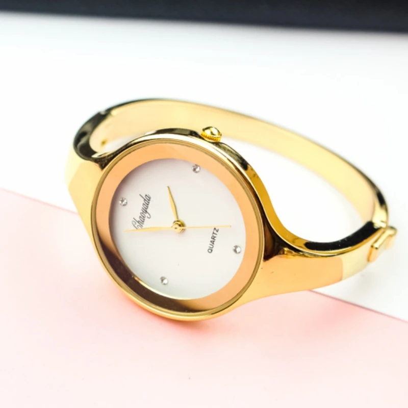 Reloj Mujer Moda Kadın Saatler Marka Saat Kadınlar Bilezik İzle Lady Kuvars kol saati Kadınlar Relogio Feminino Görüntü 3