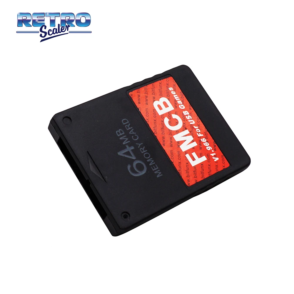 RetroScaler Yeni Yükseltme 8/16/32/64MB v1.966 Ücretsiz McBoot Hafıza Kartı Desteği Oyun PS1/PS2 Oyunları USB PS2 Konsolu Görüntü 4