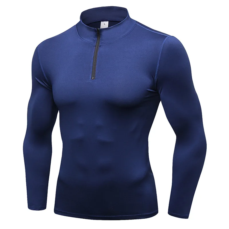 Sonbahar Giyim Rahat Spor Tees Tops Uzun Kollu Kas T-Shirt erkek Vücut Geliştirme Eşofman Kazak Artı Boyutu Görüntü 3