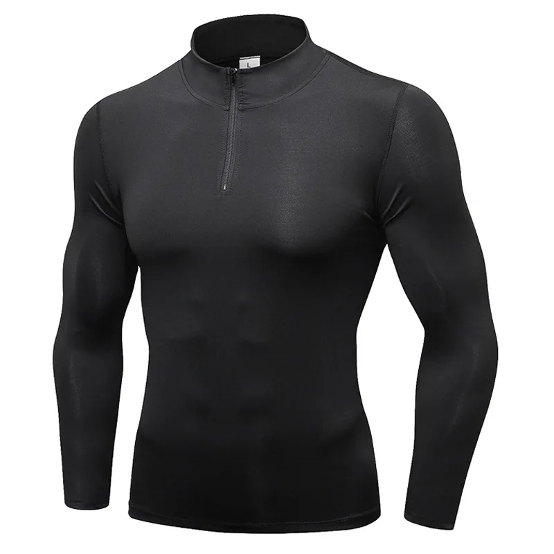 Sonbahar Giyim Rahat Spor Tees Tops Uzun Kollu Kas T-Shirt erkek Vücut Geliştirme Eşofman Kazak Artı Boyutu Görüntü 5