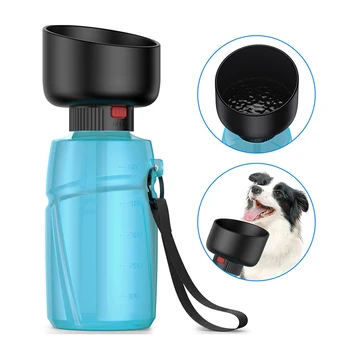 Taşınabilir Köpek Su Şişesi Katlanabilir Kedi suluk Açık Sıkmak Su Bardağı Yürüyüş Seyahat Köpek su sebili Pet Malzemeleri 1
