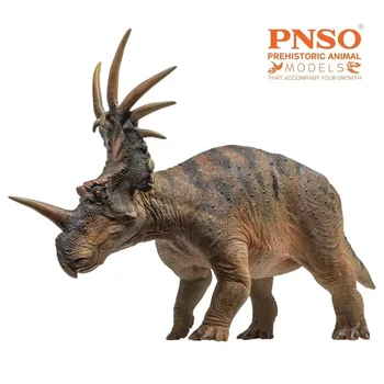 PNSO Prehistorik Hayvan Dinozor Oyuncak Anthony Styracosaurus Modeli Perakende Kutusu İle 2