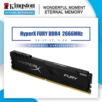 HyperX Fury memoria ram ddr4 4g 8g 16g 32g 2400 MHz 2666 MHz 3200 MHz 3600 MHz Kingston Bellek modülü RAMs masaüstü için