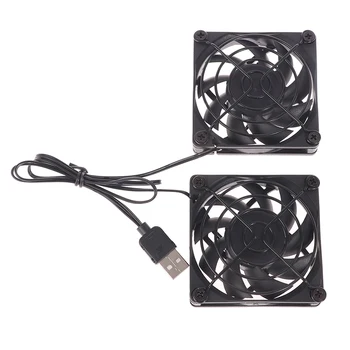 1 Takım Soğutma Fanı USB Fan Soğutucu A-SUS RT-AC68U / AC86U / AC87U / R8000 Yönlendirici 70x70x15mm 2