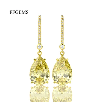 Kore Sıcak Moda 925 Gümüş Iğne Takı Zarif Küçük Yuvarlak Kristal 14k Gerçek Altın Küpe Zarif Kadın Günlük Küpe sipariş | Küpeler - Royaljewellery.com.tr 11