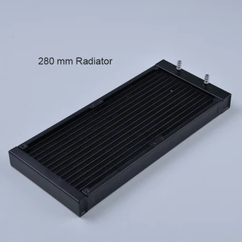 Syscooling alüminyum su soğutma radyatörü 280mm 140mm fanlar tüp ID 6mm 1