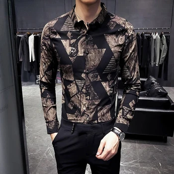 Incerun 2022 Erkekler Rahat Gömlek Ekose Patchwork Yaka Uzun Kollu Düğme Erkek Giyim Streetwear Gevşek Moda Kore Gömlek S-5xl sipariş | Erkek Giyim - Royaljewellery.com.tr 11