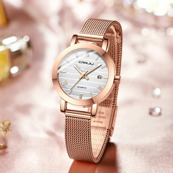Moda Kadın Saatler 2022 Lüks Marka Deri Kuvars Kol Saati Kadınlar İçin Klasik Basit Montre Femme Zarif Reloj Mujer sipariş | Saatler - Royaljewellery.com.tr 11