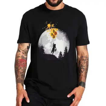 Adam Btc Balon Kripto Tshirt Bitcoin Cryptocurrency İçin Cypherpunks T-Shirt %100 % Pamuk AB Boyutu Homme Camiseta