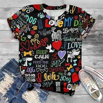 Yaz Bohemia Mektup 3D Baskı T Shirt Büyük Boy Kadın Giyim Moda Stil kadın kıyafetleri T-Shirt Seksi Kızlar Tees Tops