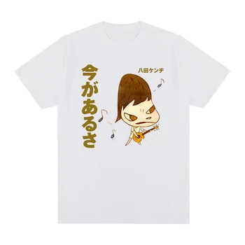 Yoshitomo Nara gitar kız T-shirt Pamuk Erkekler T gömlek Yeni TEE TİŞÖRT Bayan Tops