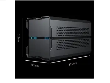 PHANTEKS EVOLV SHİFT XT P121 ITX RGB bilgisayar kasası (destekler SFX güç / uzun grafik / çok tarzı yerleştirme) 2