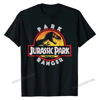 Jurassic Park Daire Park Ranger Grafik T-Shirt Tişörtleri Hediye Yüksek Kaliteli Pamuklu T Shirt Baskı Erkek