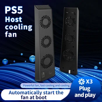 Verimli Soğutma Fanı PS5 Ana 3 Harici Soğutucu Fan Dikey Radyatör PlayStation 5 Soğutma Fanı