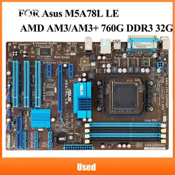 Asus M5A78L LE Orijinal Masaüstü Anakart AMD 760G Soket AM3 + DDR3 32G SATA2 USB2. 0 ATX
