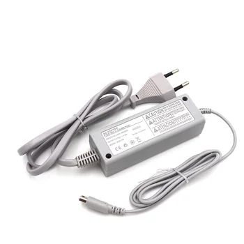 AC şarj aleti Nintendo Wii U Gamepad Joystick için ABD / AB Tak Şarj wii u oyun Denetleyicisi için 100-240V Duvar güç kaynağı adaptörü 2