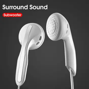 S8 Kulak mikrofonlu kulaklık Megas Bas Hat Kontrolü Yüksek Sadakat Ses Kablolu Kulaklık Cep Telefonu için Mikrofon ile 1