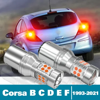 Opel Corsa B C D E F Aksesuarları İçin 2 adet LED fren İşığı 1993-2021 2009 2010 2011 2012 2013 2014 2015 2016 2017 2018 2019 2020