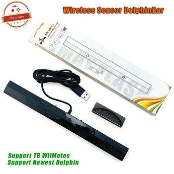 Sıcak satış ! Mayflash W010 Kablosuz Sensör DolphinBar Bluetooth Bağlantısı Wii Uzaktan Kumanda İçin Artı ve PC Desteği G-sensor Fonksiyonu 1