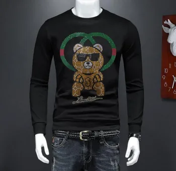Hoodie Erkekler En kaliteli Taklidi Tişörtü tasarımcı jumper erkek hip hop streetwear kazak 1