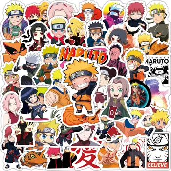 10/50/100 adet Anime Naruto Sticker Kaykay Motosiklet Gitar Bagaj Dizüstü Karikatür Su Geçirmez Graffiti Çıkartmalar Çocuk Oyuncakları 1